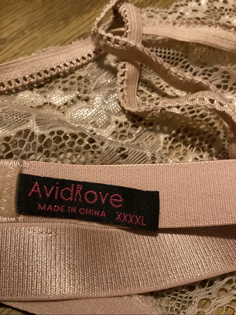 AvidLove Sexy BRA GOLDEN TAN LACE STRAPPY  VERY SEXY BRALETTE XXXXL